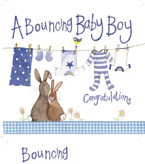 Blue Washing Line Baby Boy (S149), prianie