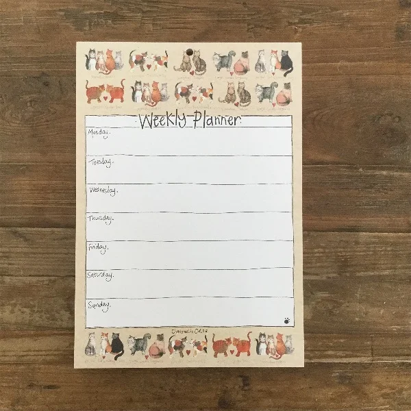 Charismatic Cats Weekly Planner (WP02), plánovač