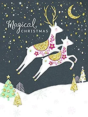 Christmas Deer Scene (XGPK17), menovka