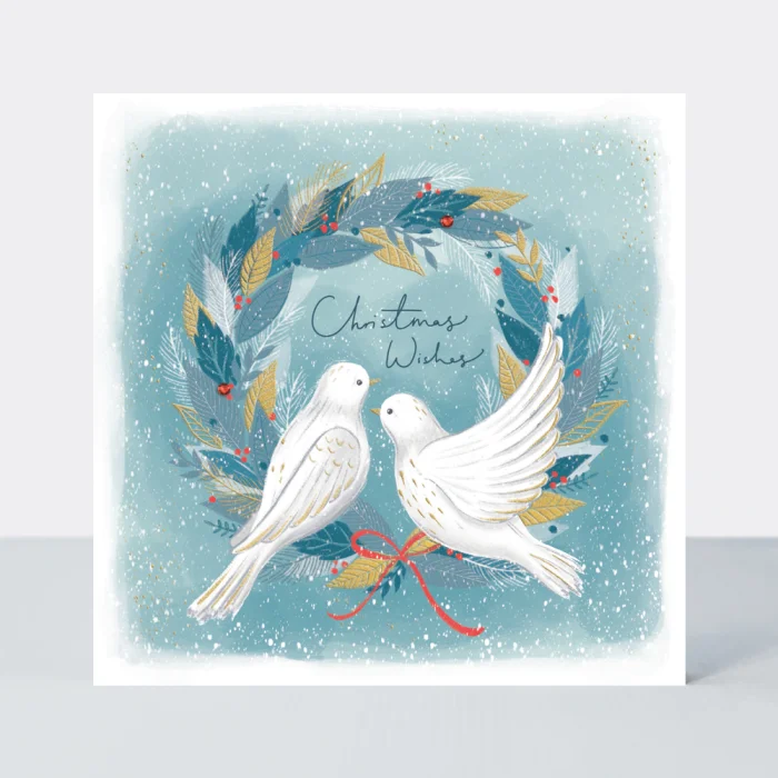 Christmas Dove Wreath (XLIGHT15), prianie