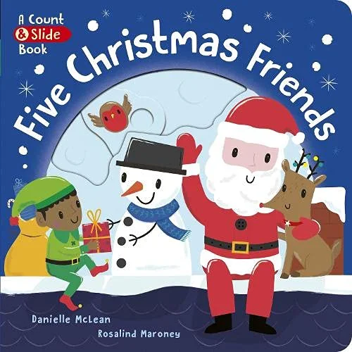 Five Christmas Friends, anglická kniha - leporelo