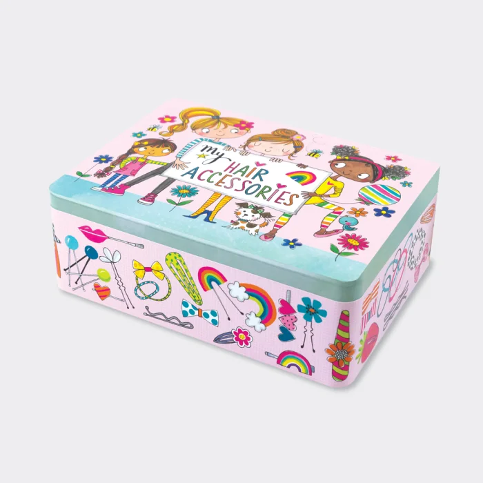 Hair Accessories/Friends (HINTIN8), obdĺžniková plechovka