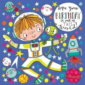 Happy Birthday Spaceman & Alien (JIG63), prianie