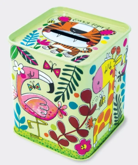 Jungle (MONBOX15), plechová pokladnička