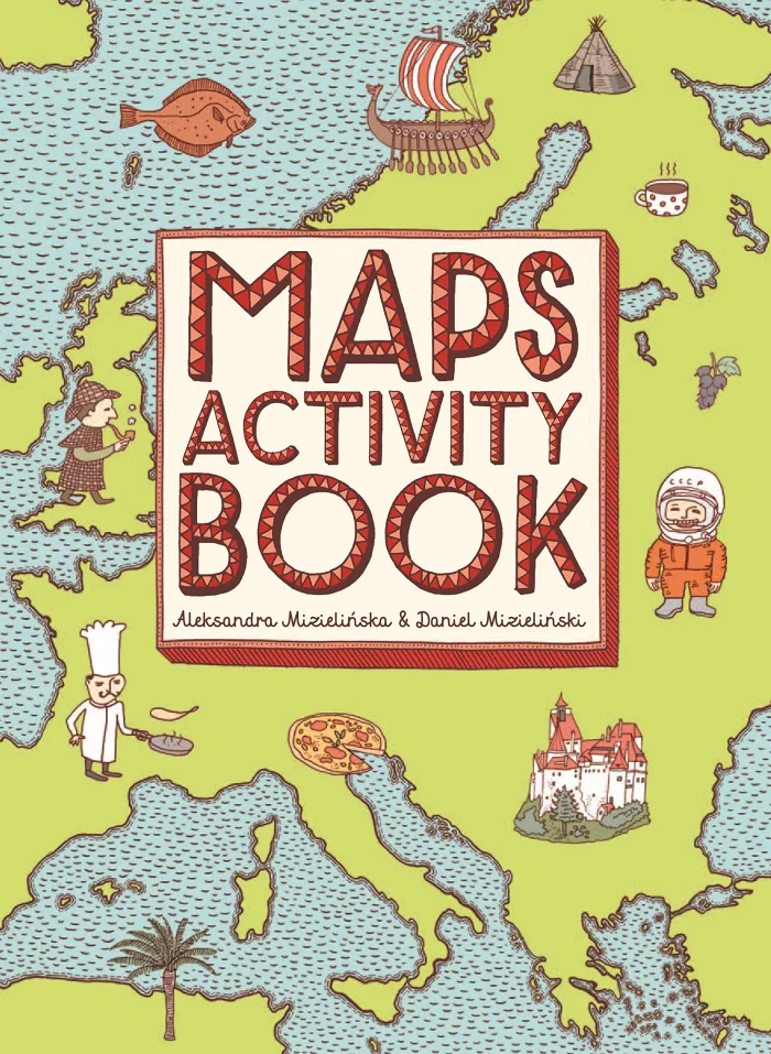 Maps Activity Book, anglická kniha s úlohami