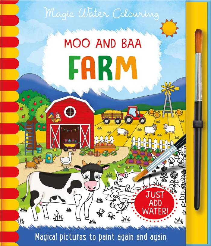 Moo and Baa - Farm, omaľovánka