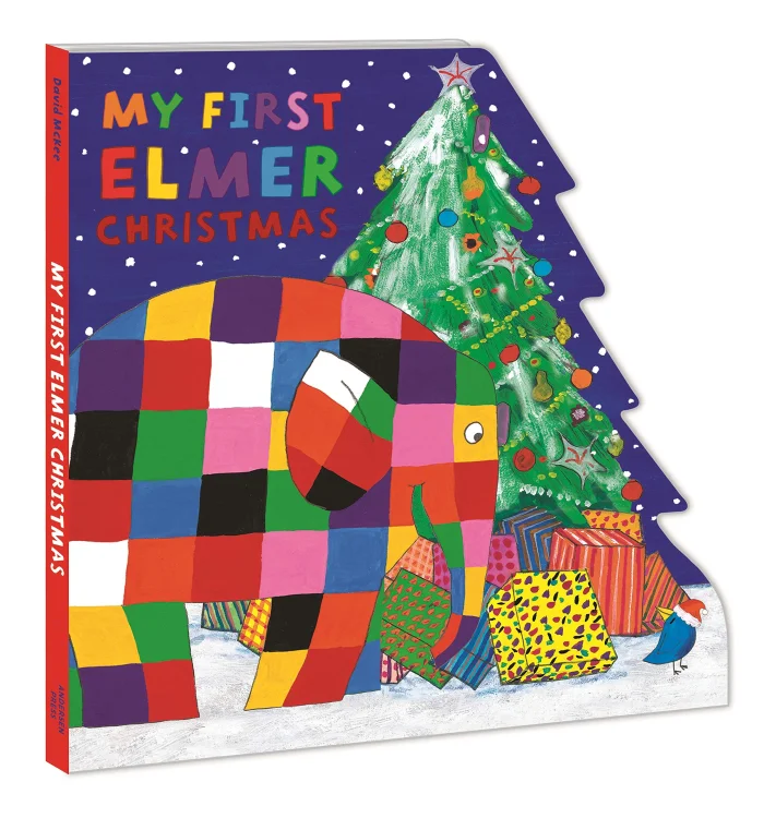 My First Elmer Christmas, anglická kniha - leporelo