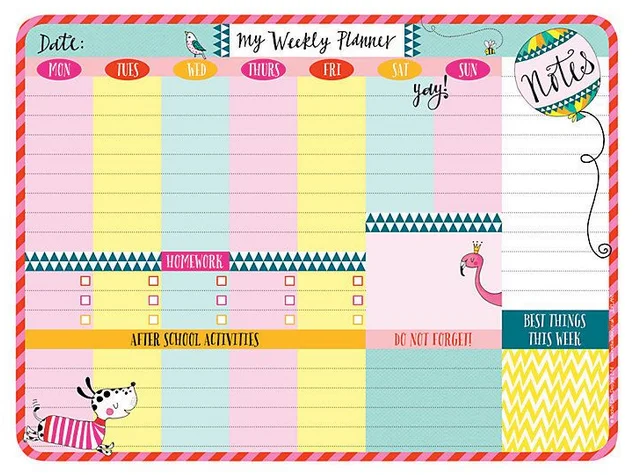 My Weekly Planner (JLPLAN1), plánovač