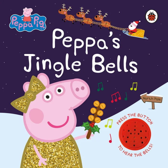 Peppa's Jingle Bells, anglická kniha - zvukové leporelo