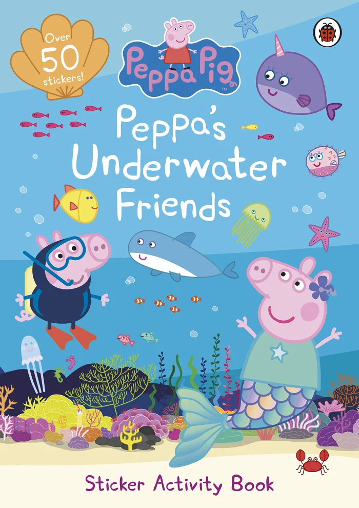 Peppa's Underwater Friends, nálepkový zošit