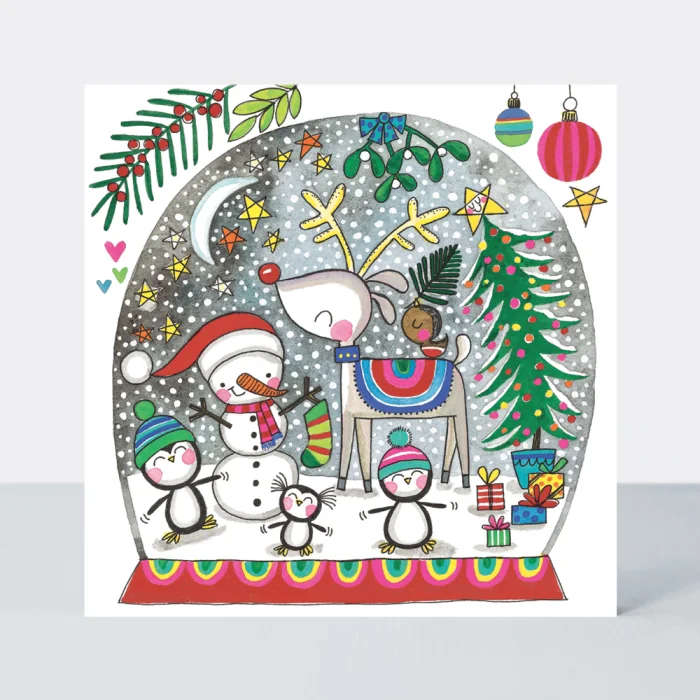 Reindeer Snow Globe (XJIG43), prianie s puzzle