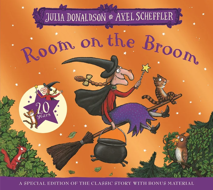 Room on the Broom 20th Anniversary Edition, anglická kniha