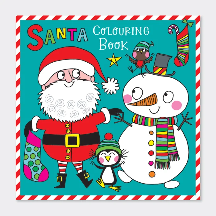 Santa & Snowman (XSQCBK5), omaľovánka