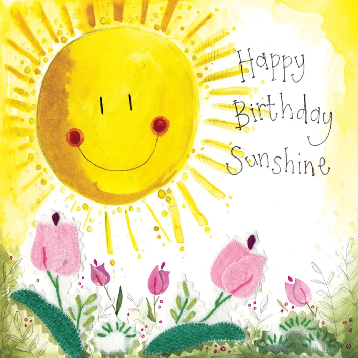 Sunshine Flowers Birthday (S362), prianie