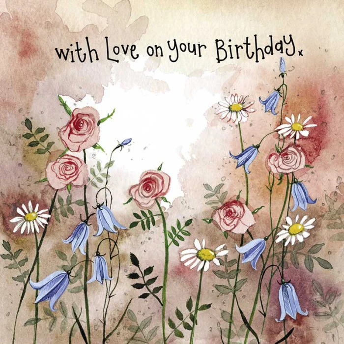 Sunshine Meadow Flowers Birthday (S414), prianie