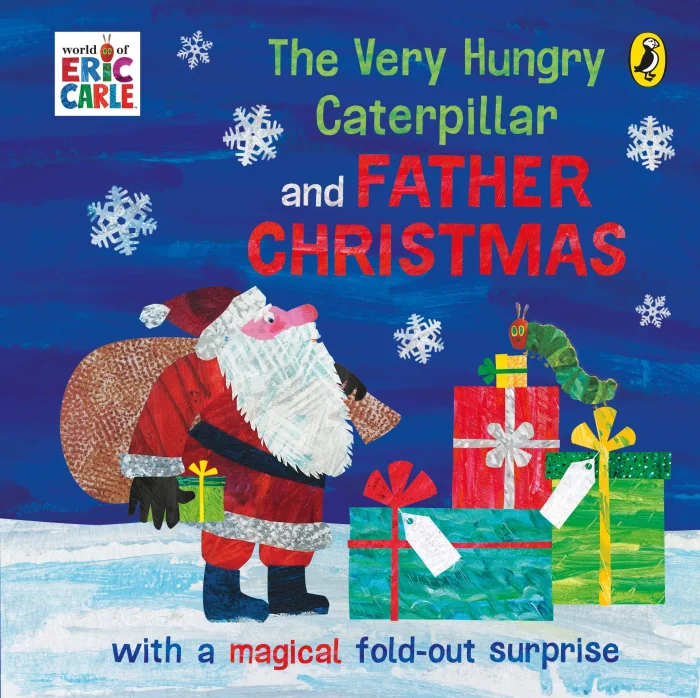 The Very Hungry Caterpillar and Father Christmas, anglická kniha - leporelo
