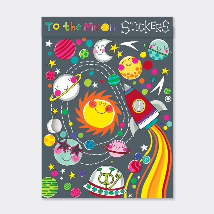 To the Moon (STIC17), nálepky