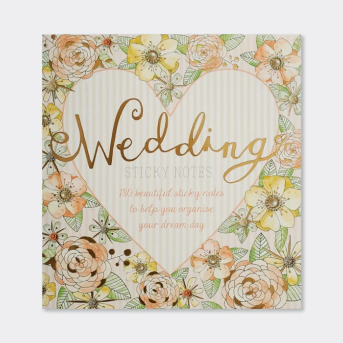 Wedding Sticky Notes, samolepiace bločky