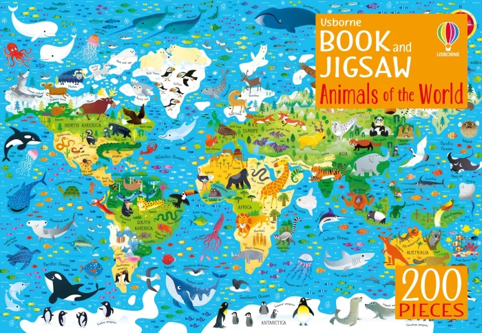 Animals of the World (200 ks), puzzle