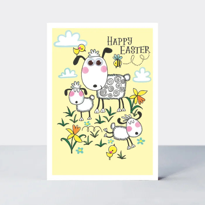 Happy Easter Lambs (ECHICK4), prianie