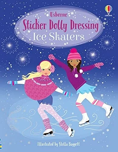 Ice Skaters, nálepkový zošit