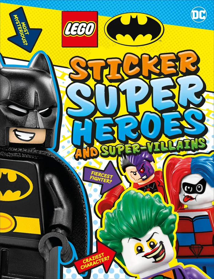 LEGO Batman Sticker Super Heroes and Super-Villains, nálepkový zošit