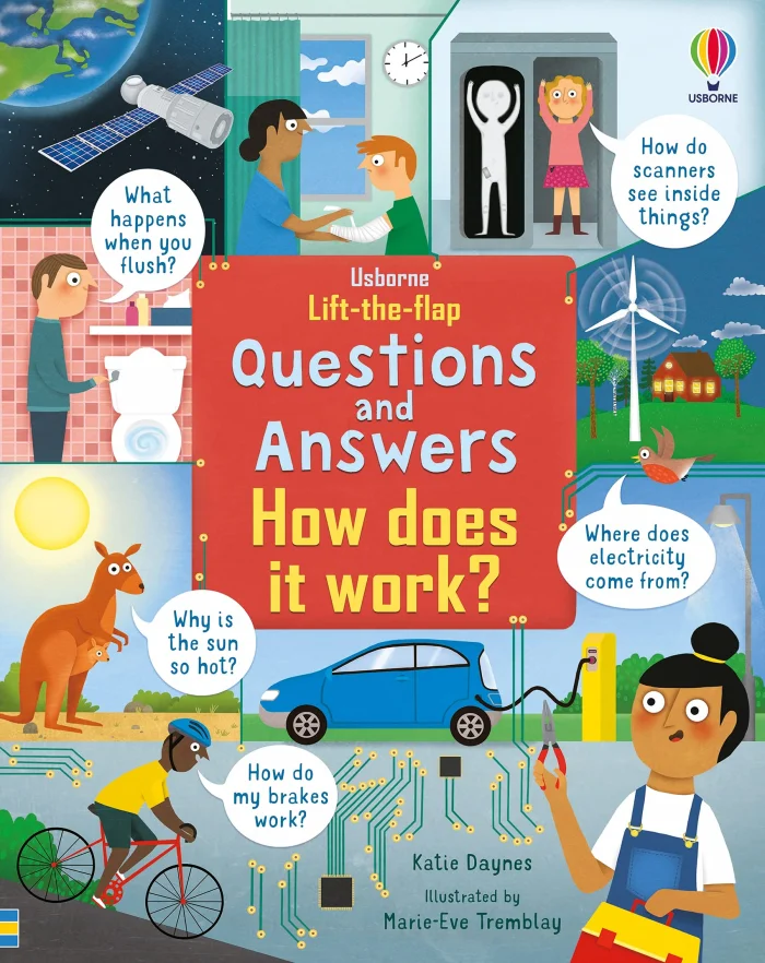 Lift-the-Flap Questions & Answers How Does it Work?, anglická kniha-leporelo