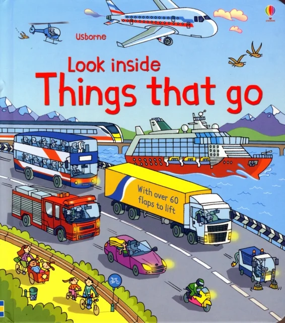 Look Inside Things That Go, anglická kniha - leporelo