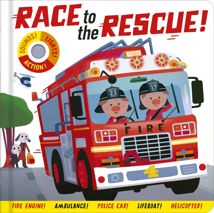 Race to the Rescue, leporelo so zvukmi
