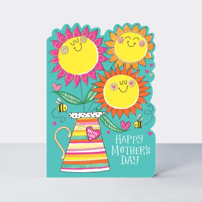 Smiley Flowers and Bee (MDSUN4), prianie