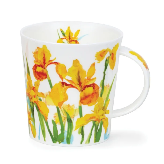 Beau Jardin Yellow, porcelánový hrnček