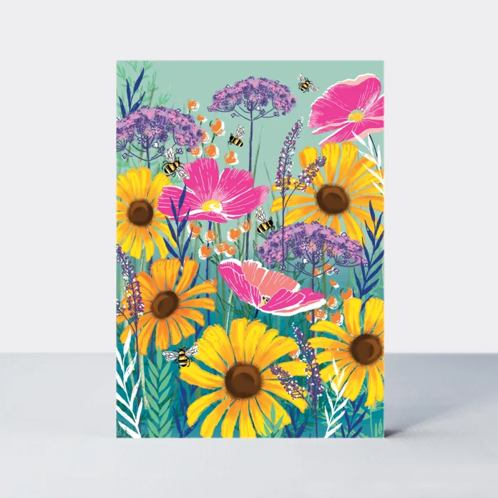 Floral Blank (PCARD13), pohľadnica