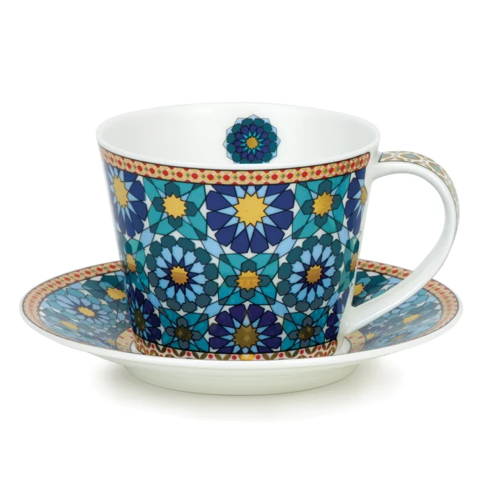 Ishtar, porcelánová šálka s podšálkou