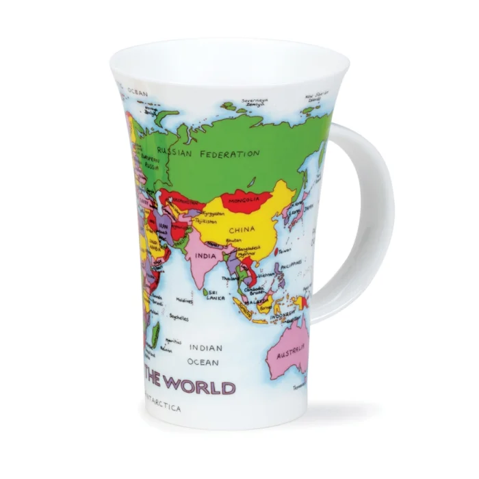 Map of the World, porcelánový hrnček