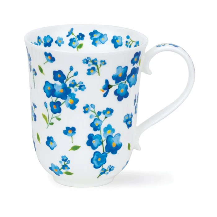 Petites Fleurs Blue, porcelánový hrnček