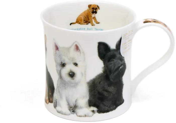 Puppies Westie, porcelánový hrnček