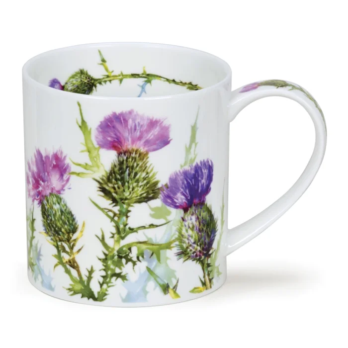 Scottish Thistle, porcelánový hrnček