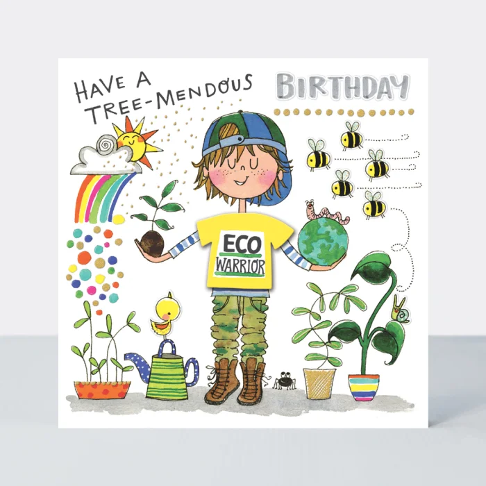 Tree-mendous Birthday/Eco Warrior Boy (TEA14), prianie