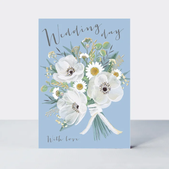 Wedding Bouquet on Light Blue (FLOW11), prianie