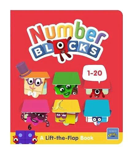 Numberblocks 1-20, anglická kniha - leporelo