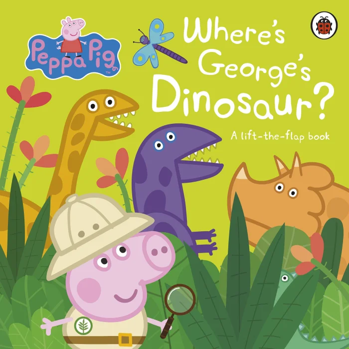Where's George's Dinosaur?, anglická kniha - leporelo