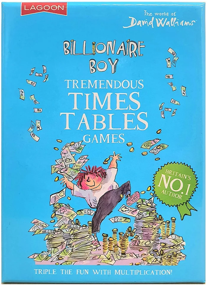 David Walliams Billionaire Boy's Tremendous Times Tables Games, karty