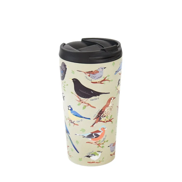 Green Wild Birds N02, nerezový termohrnček