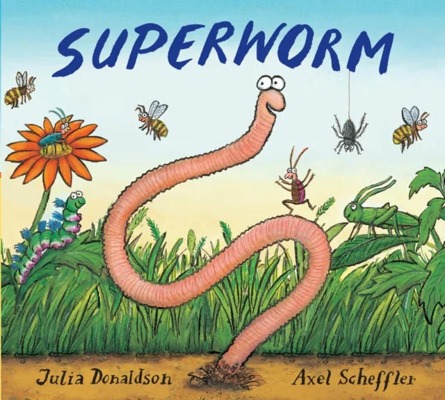 Superworm, anglická kniha - leporelo