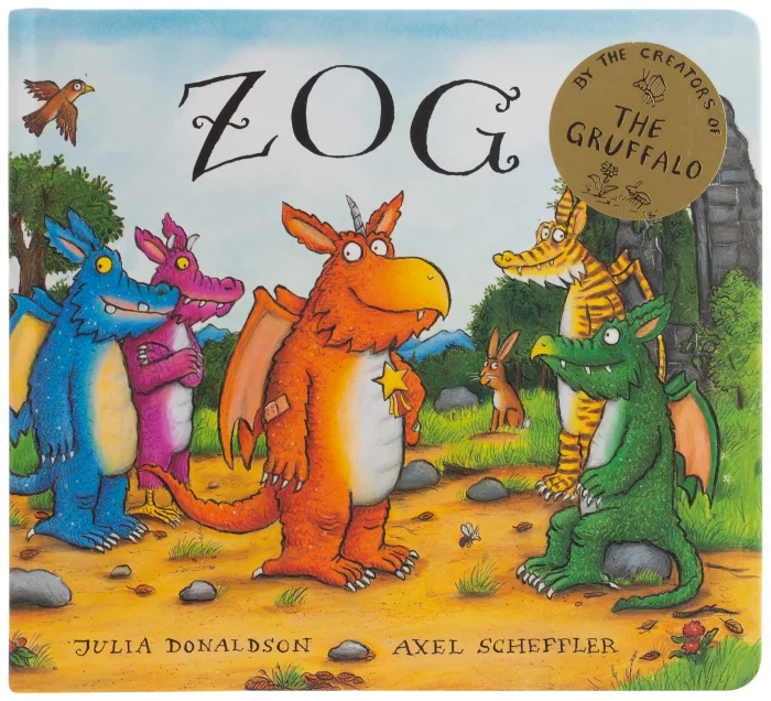 Zog, anglická kniha - leporelo