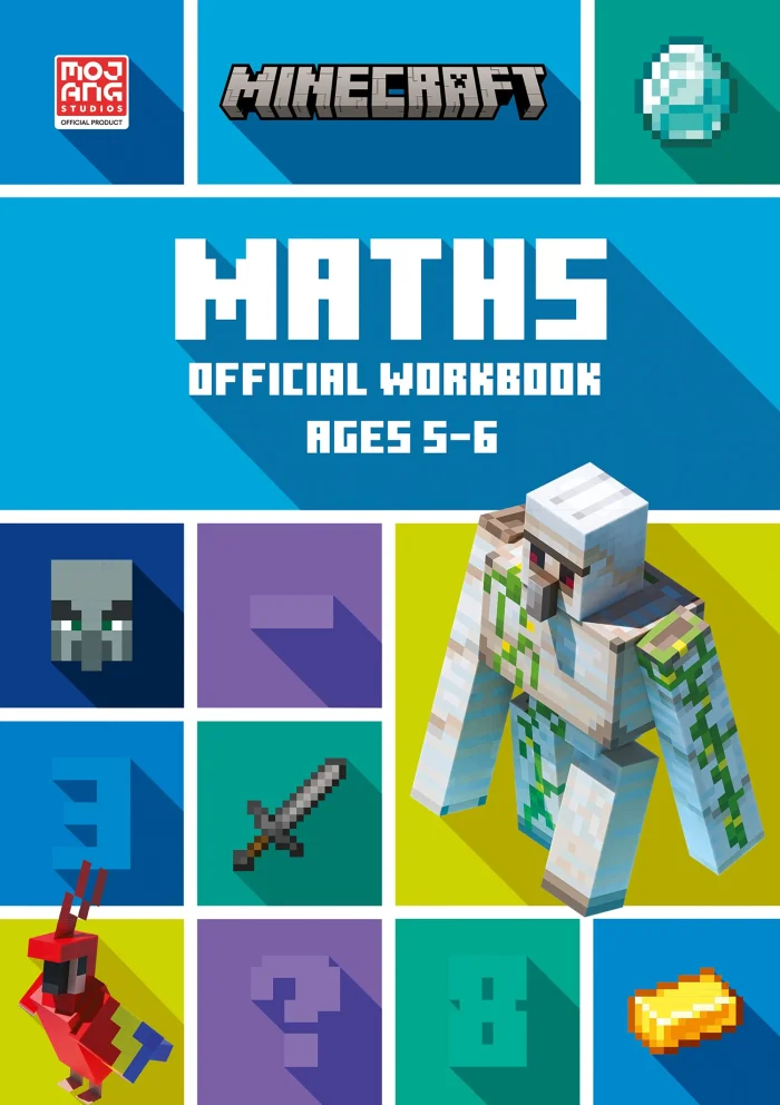 Minecraft Maths Ages 5-6 : Official Workbook, zošit s úlohami