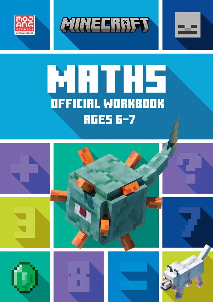 Minecraft Maths Ages 6-7 : Official Workbook, zošit s úlohami
