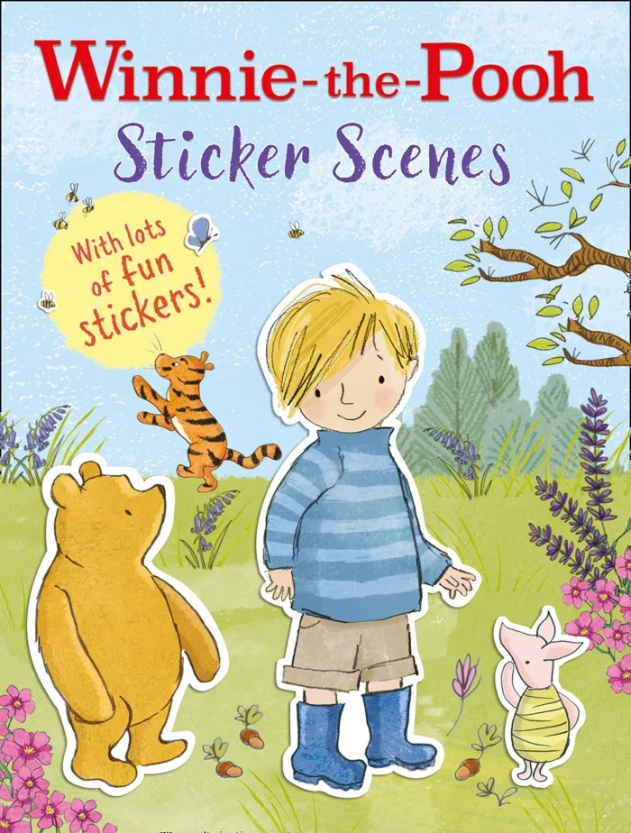 Winnie-the-Pooh Sticker Scenes, nálepkový zošit