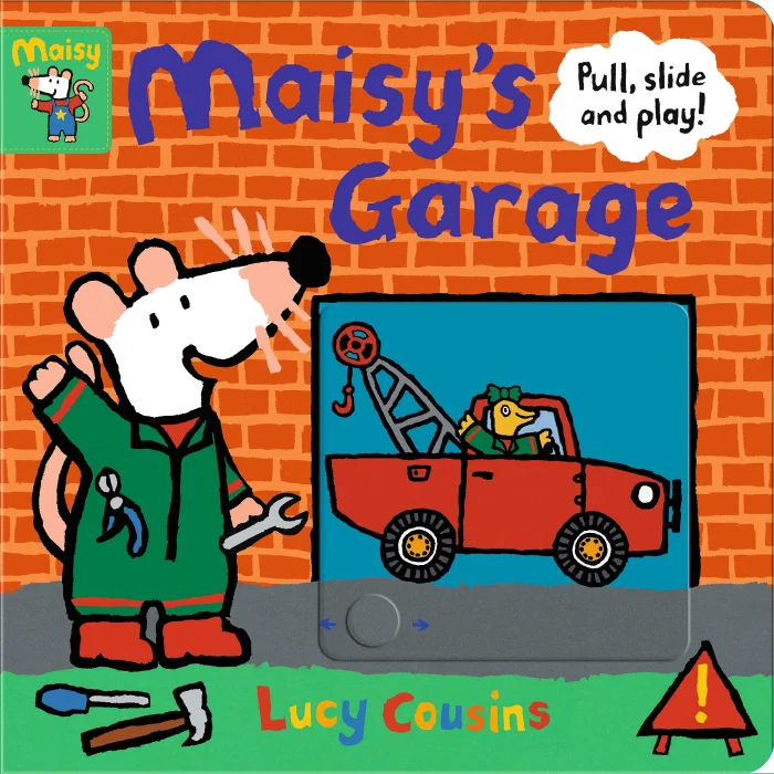 Maisy's Garage, anglická kniha - leporelo