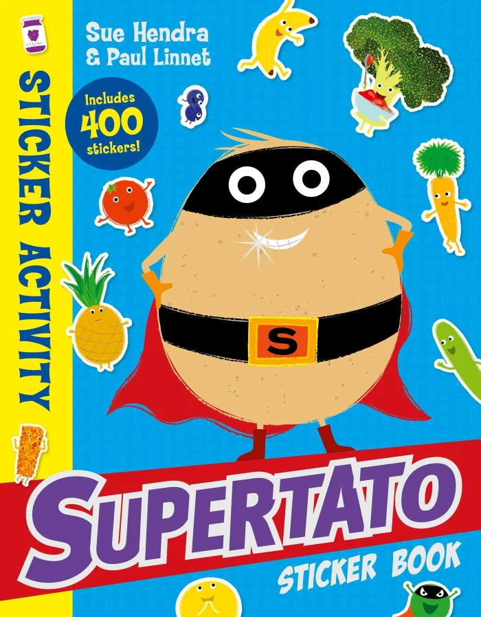 Supertato Sticker Book, nálepkový zošit s úlohami